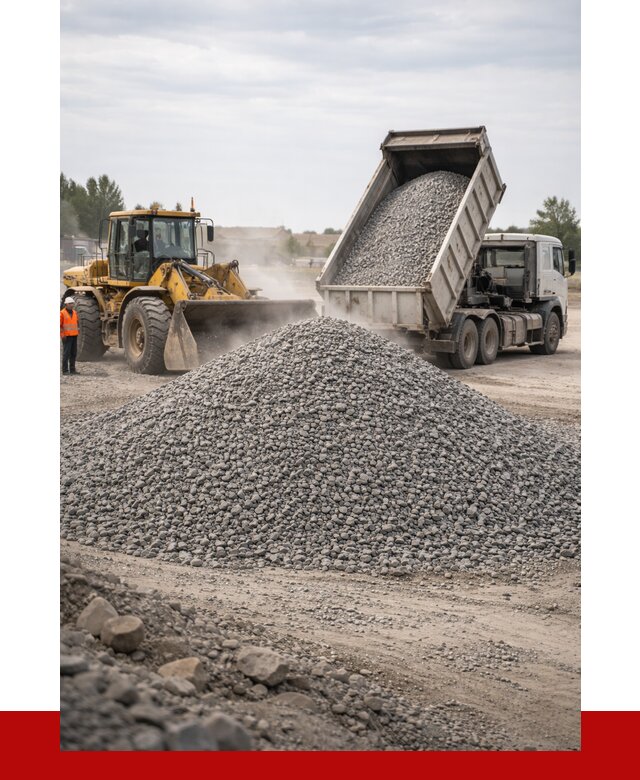 Купить щебень с доставкой в Киселёвске от 2570 руб. | ПРОНЕРУДКис