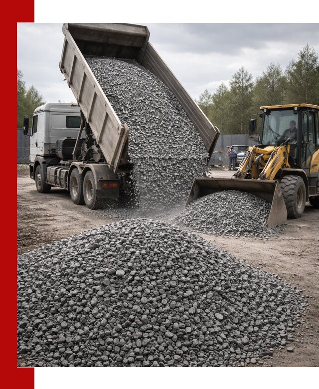 Доставка и продажа щебня гранитного в Киселёвске