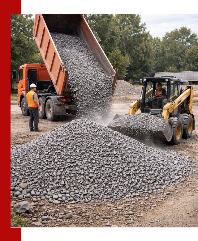 Купить гранитный щебень фракции 5–10 в Киселёвске с доставкой