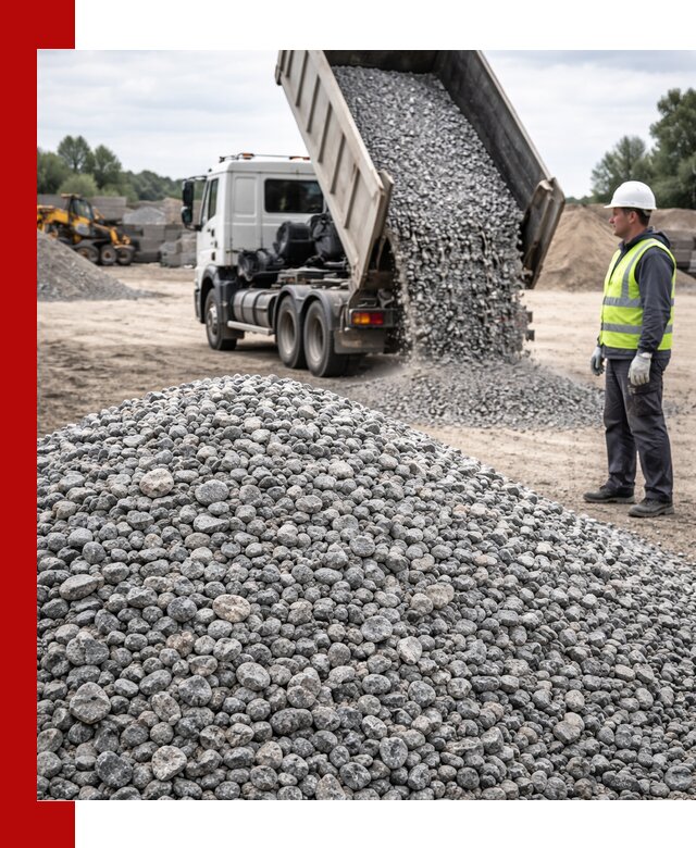 Доставка и продажа гранитного щебня фракции 5-20 в Киселёвске