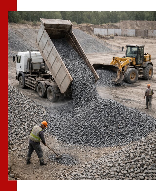 Щебень габбро-диабаз фр. 5-20 с доставкой в Киселёвске