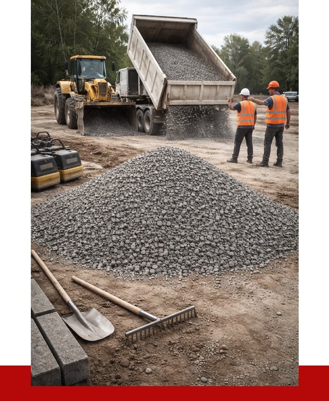 Гравийный щебень купить в Киселёвске от 2262 р. ПРОНЕРУДКис