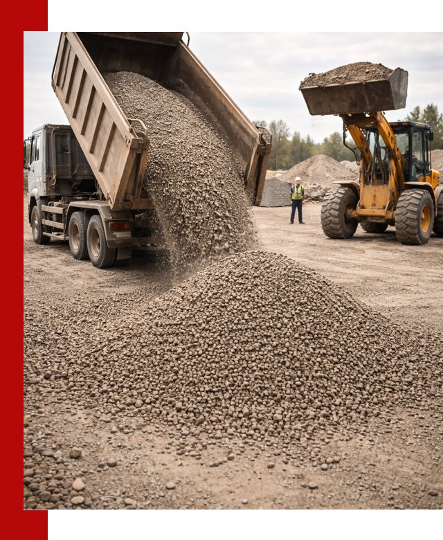 Гравийный щебень фракция 3–10 с доставкой в Киселёвске