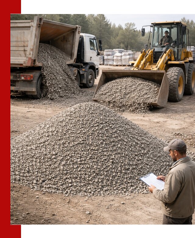 Гравийный щебень фракция 5–10 с доставкой в Киселёвске