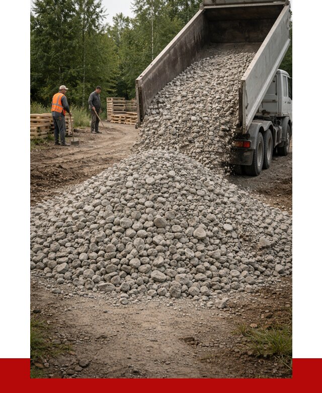 гравийный щебень фракция 70-120 в Киселёвске от 2519 р. ПРОНЕРУДКис