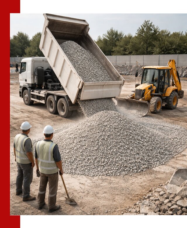 Купить известняковый щебень фракции 5–10 мм с доставкой в Киселёвске