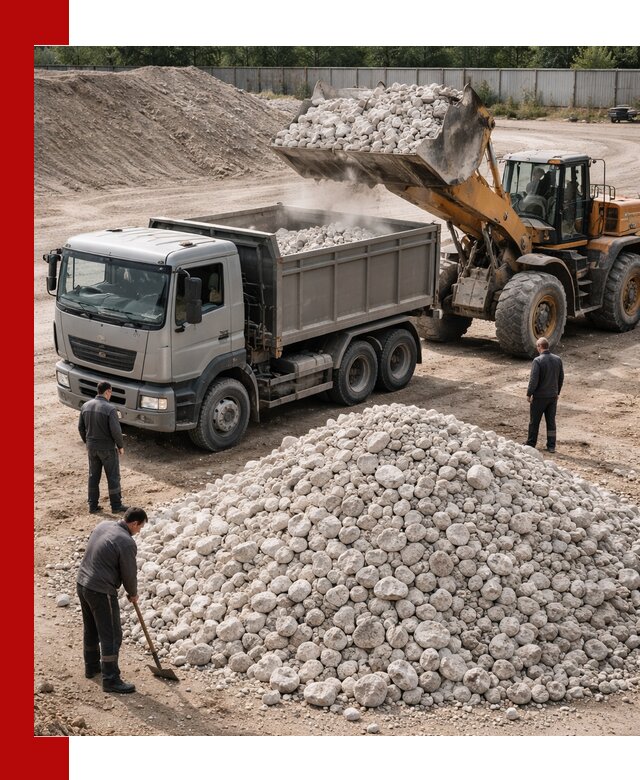 Известняковый щебень фракция 70–150 с доставкой в Киселёвске