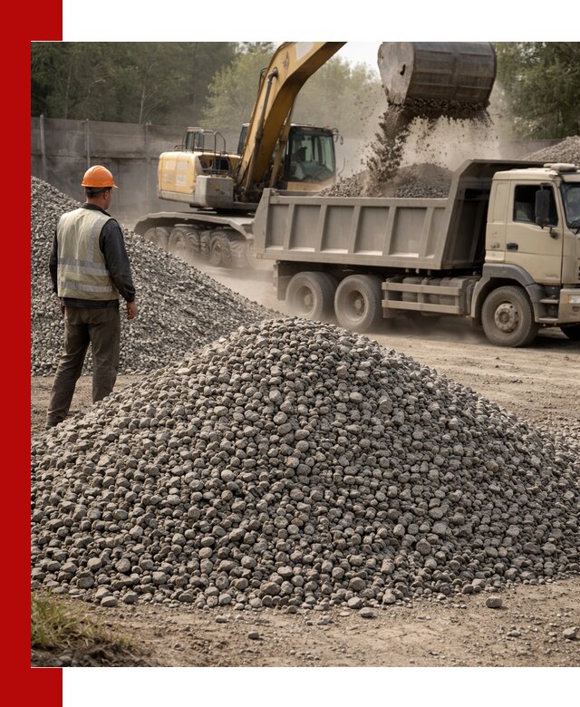 Шлаковый щебень фракция 5-20 с доставкой в Киселёвске