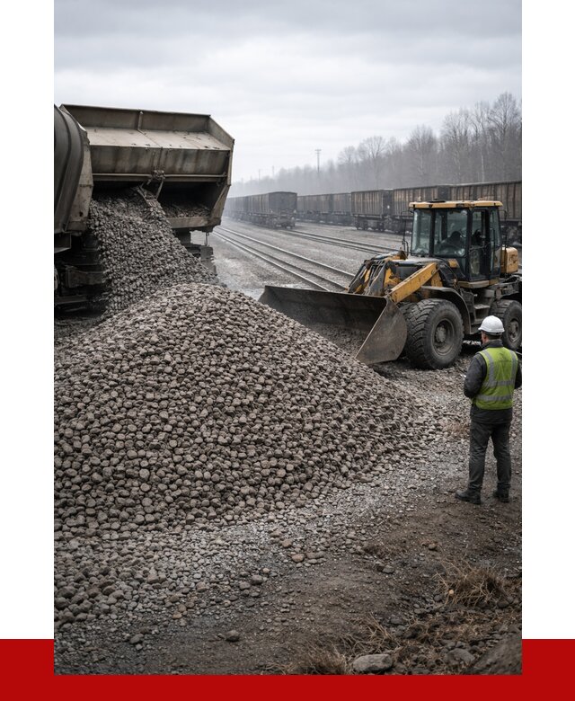 Купить железнодорожный щебень в Киселёвске от 2879 р. | ПРОНЕРУДКис