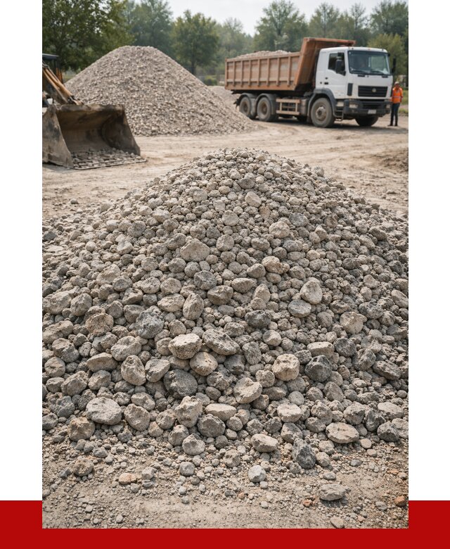 Вторичный щебень фракция 20-40 в Киселёвске от 2262 р ПРОНЕРУДКис