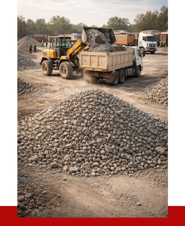 Вторичный щебень фракция 40-70 в Киселёвске от 1789 р, ПРОНЕРУДКис