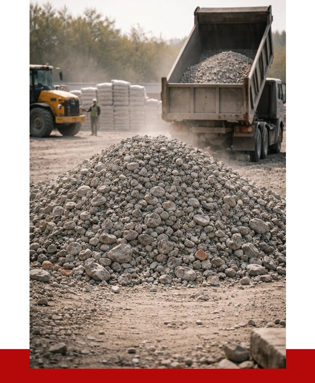 Вторичный щебень фракция 70-150 в Киселёвске от 1439 р. | ПРОНЕРУДКис