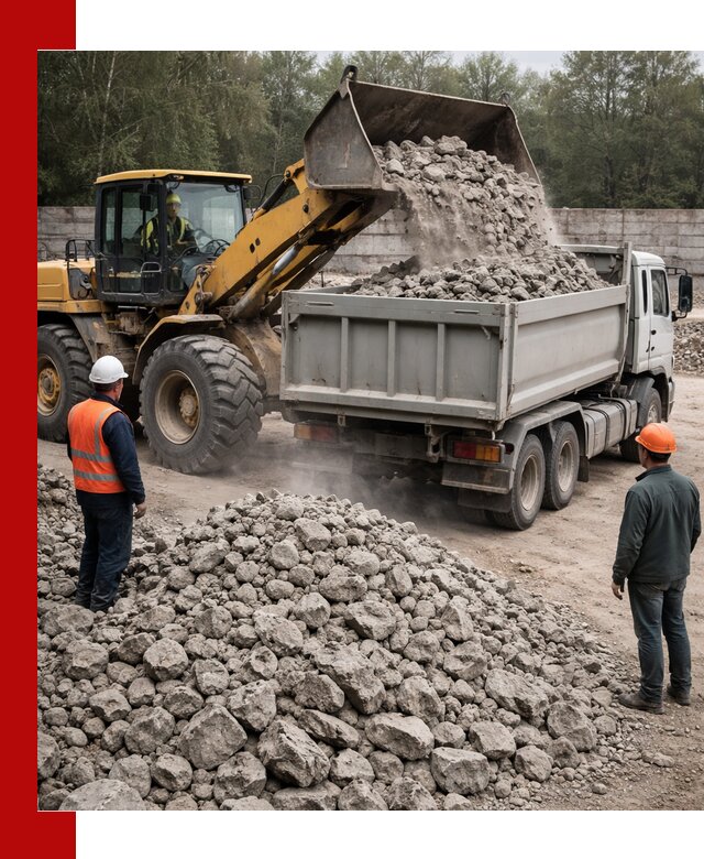 Вторичный щебень фракция 70–150 в Киселёвске с доставкой