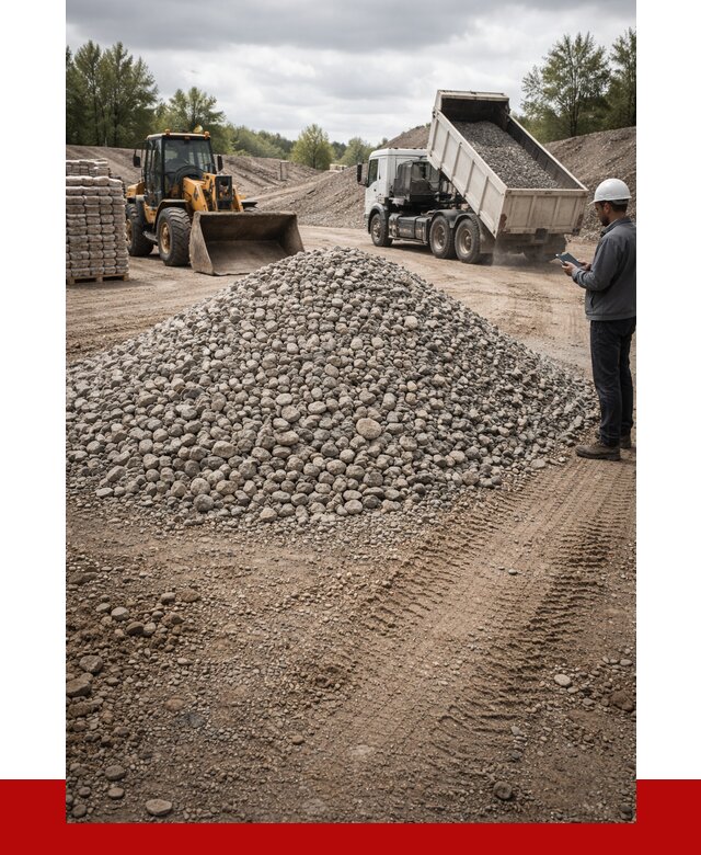 Купить бетонный щебень в Киселёвске, от 3290 р. ПРОНЕРУДКис