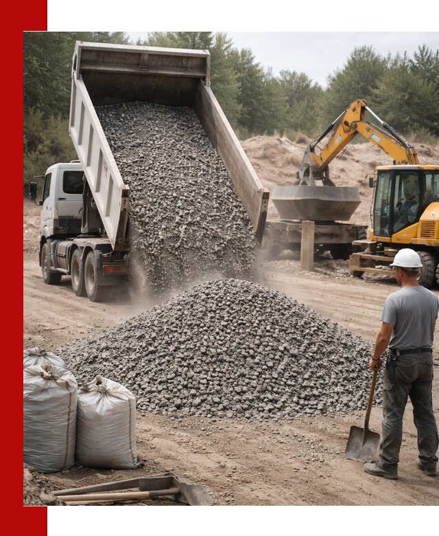 Доставка и продажа бетонного щебня в Киселёвске