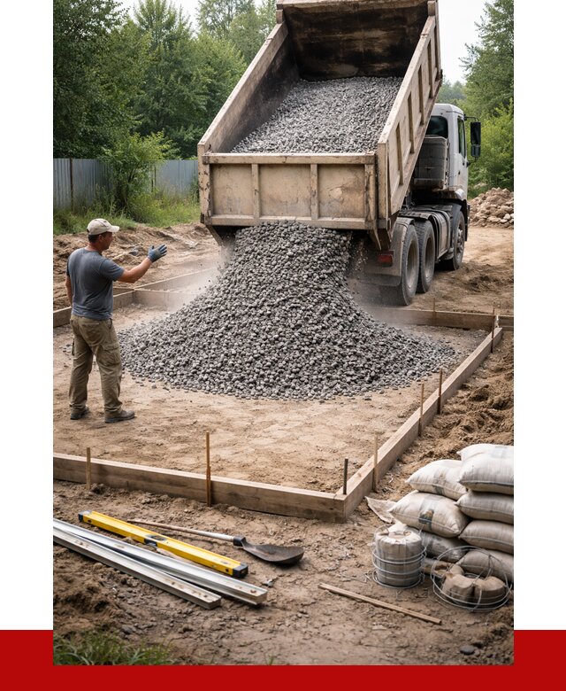 Купить щебень для фундамента в Киселёвске от 4626 р. | ПРОНЕРУДКис