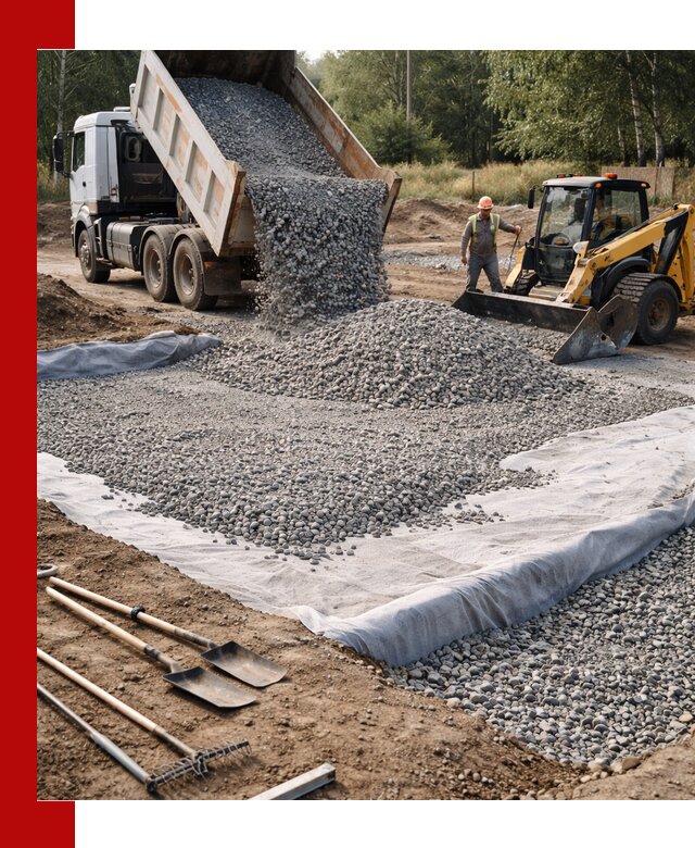 Щебень для фундамента с доставкой в Киселёвске