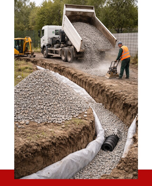 Щебень для дренажа в Киселёвске от 1902 р., ПРОНЕРУДКис доставка