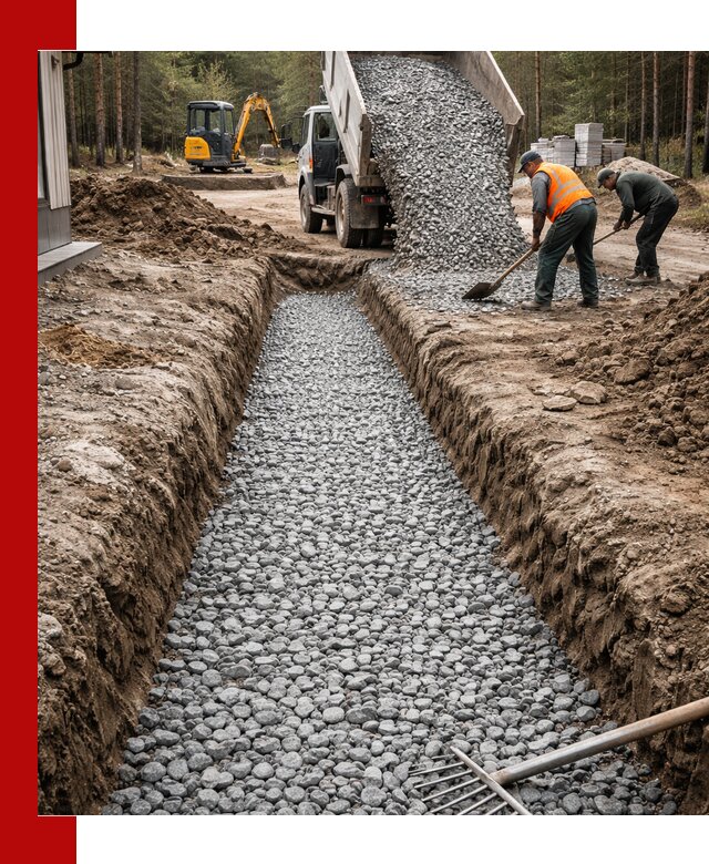 Щебень для дренажа с доставкой в Киселёвске высокого качества