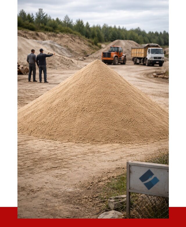 Карьерный песок навалом в Киселёвске от 1851 р. | ПРОНЕРУДКис