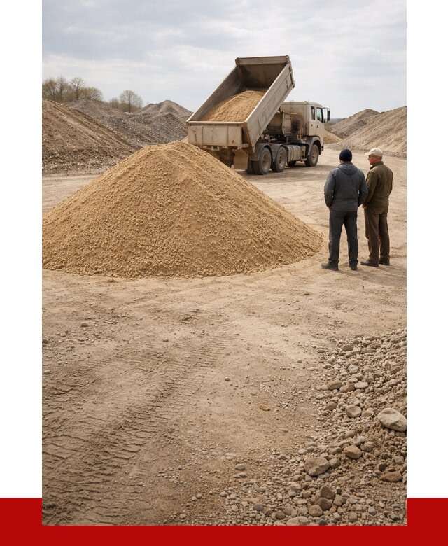 Карьерный песок крупнозернистый в Киселёвске от 8739 р | ПРОНЕРУДКис