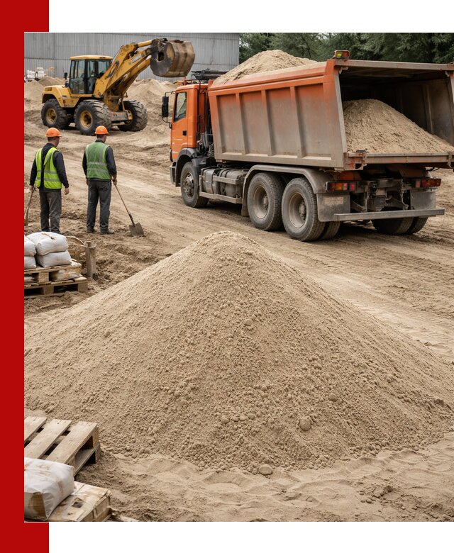 Доставка и продажа мытого речного песка в Киселёвске