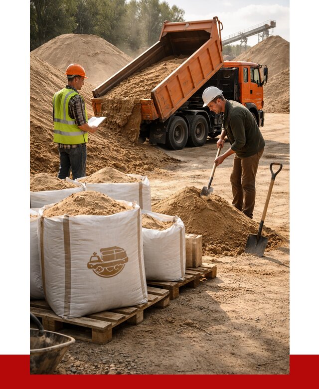 Строительный песок в Киселёвске от 2262 р. с доставкой, ПРОНЕРУДКис