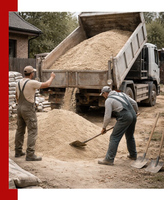 Песок для штукатурки с доставкой в Киселёвске качественный и чистый