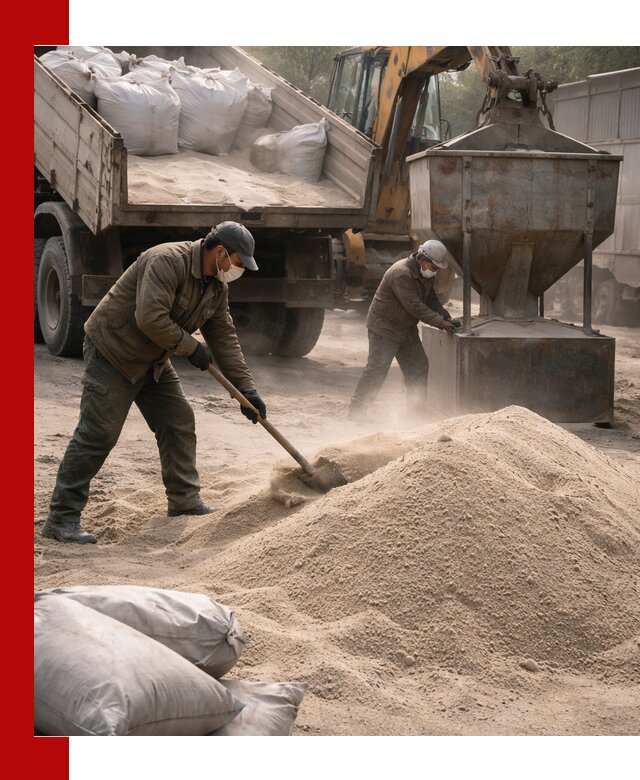 Кварцевый песок для пескоструя в Киселёвске — доставка и качество