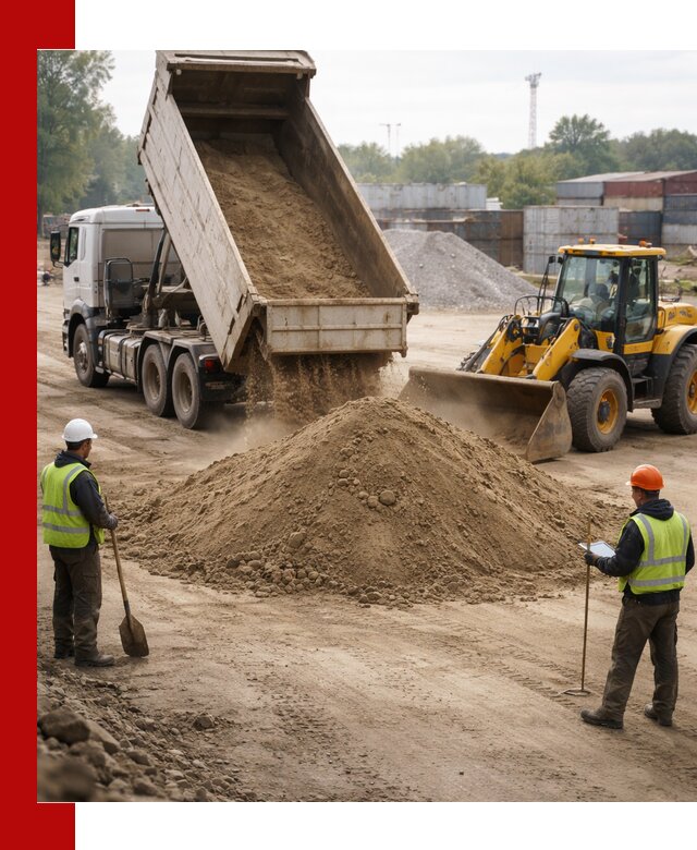 Доставка и продажа пескогрунта оптом и в розницу в Киселёвске