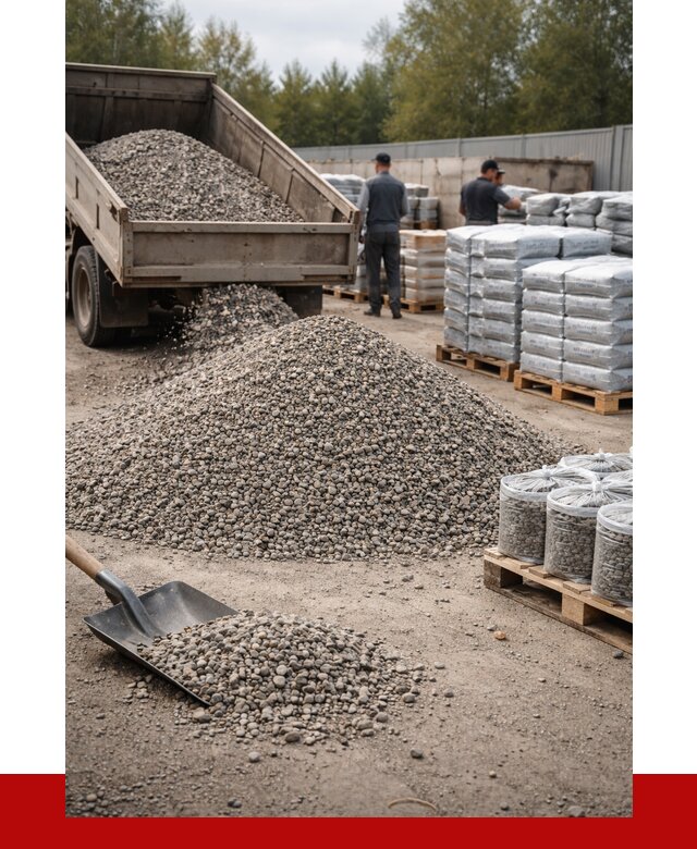Гравий фракция 5-20 в Киселёвске купить от 2365 р. ПРОНЕРУДКис