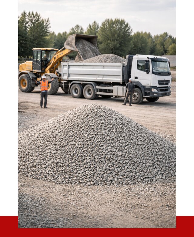 Купить мытый гравий в Киселёвске от 3598 р, доставка ПРОНЕРУДКис
