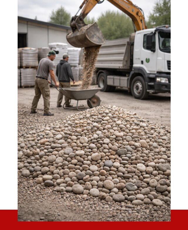 Галька декоративная в Киселёвске от 3290 р. за куб | ПРОНЕРУДКис