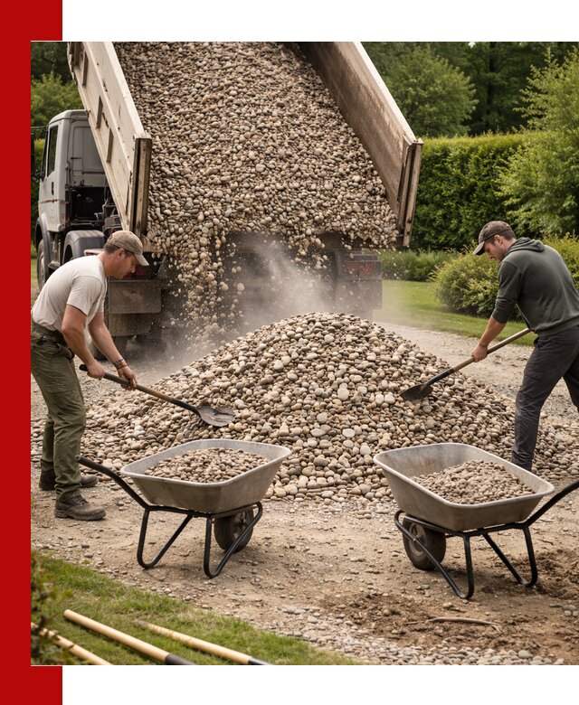 Доставка и продажа декоративной гальки в Киселёвске