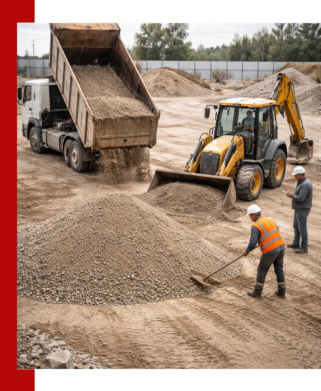 Поставка и доставка ПГС С4 в мешках и самосвалах в Киселёвске