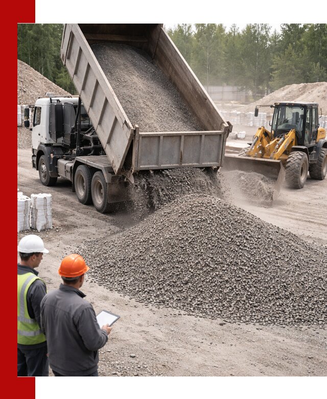 Доставка и продажа гранитного отсева 0-10 в Киселёвске