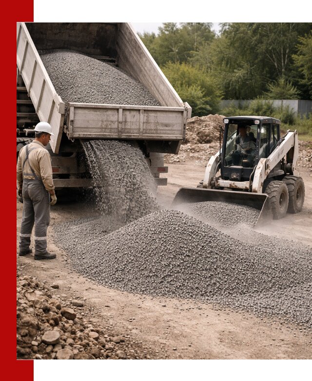 Доставка гравийного отсева 0-5 в Киселёвске оптом и в розницу