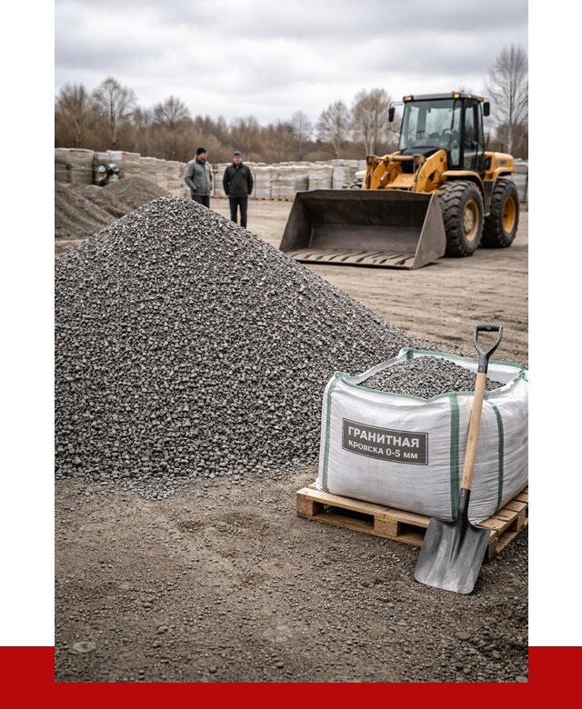Купить гранитную крошку в Киселёвске от 4935 р. с доставкой | ПРОНЕРУДКис