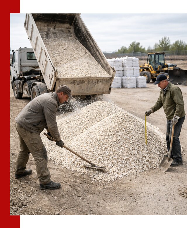 Мраморная крошка с доставкой и разгрузкой в Киселёвске