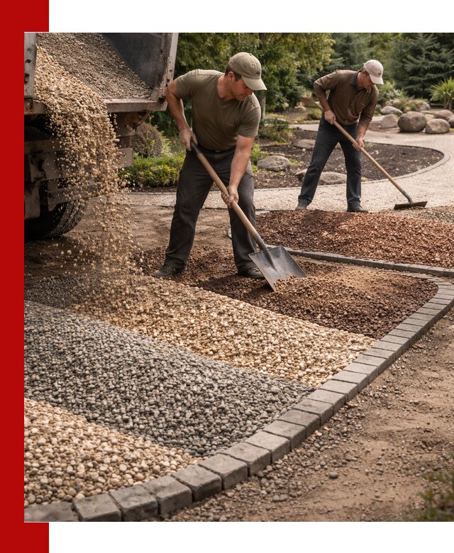 Декоративная крошка для ландшафта в Киселёвске — продажа и доставка