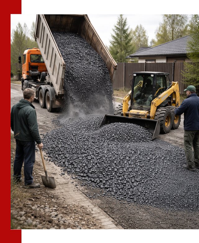 Крошка габбро с доставкой в Киселёвске для строительных работ