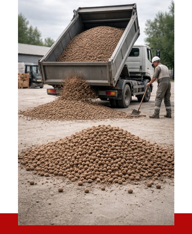 Керамзит с доставкой в Киселёвске от 4318 р. за м3 | ПРОНЕРУДКис