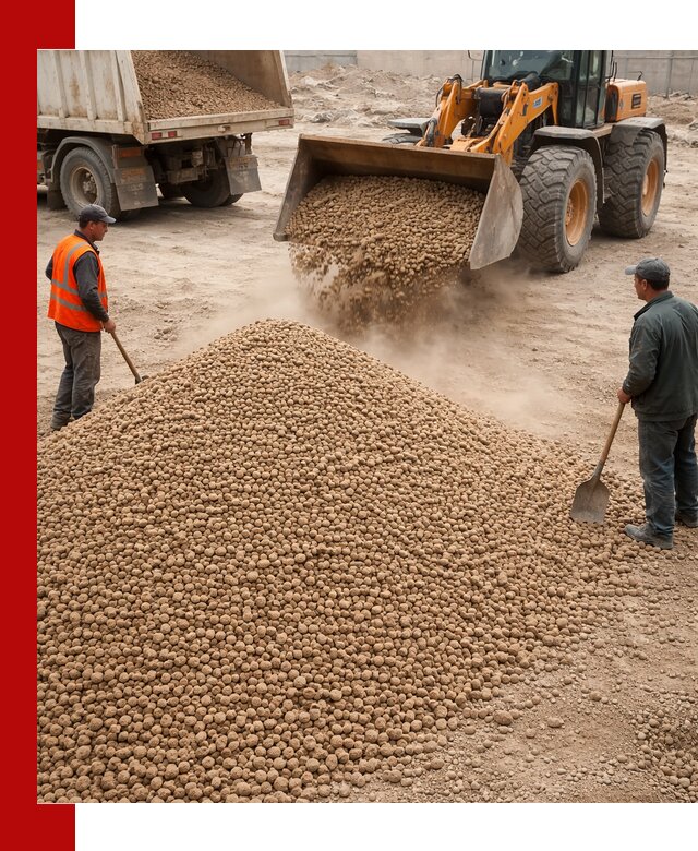 Керамзит фракция 10-20 с доставкой в Киселёвске