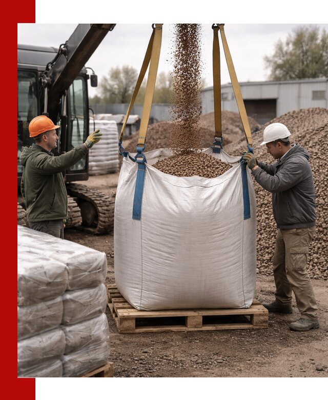 Керамзит в биг-бегах с доставкой в Киселёвске