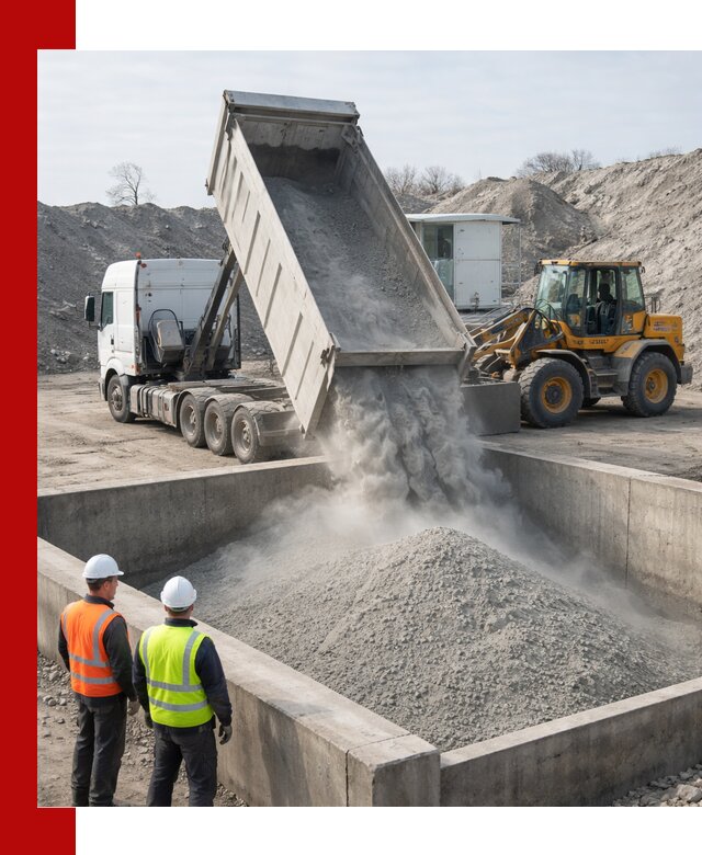 Доставка цемента навалом в Киселёвске крупными партиями