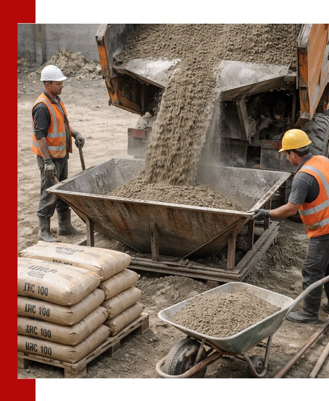 Доставка цементно-песчаной смеси М100 в Киселёвске