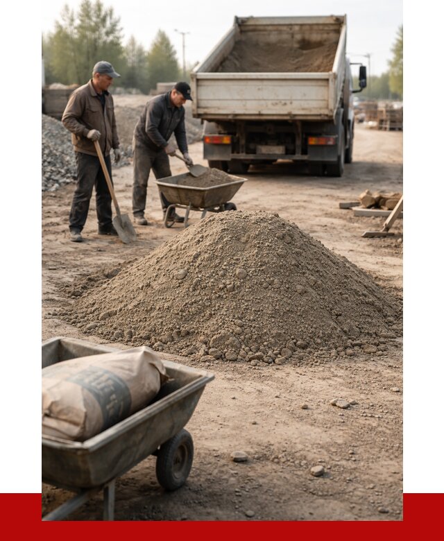 Цементно-песчаная смесь М150 в Киселёвске от 4832 р. | ПРОНЕРУДКис