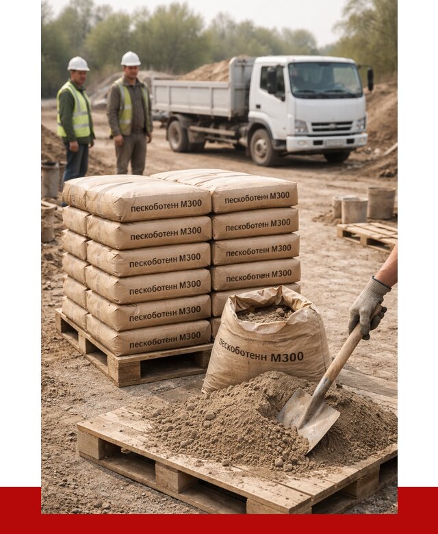 Пескобетон М300 в Киселёвске с доставкой от 4781 р. за куб | ПРОНЕРУДКис