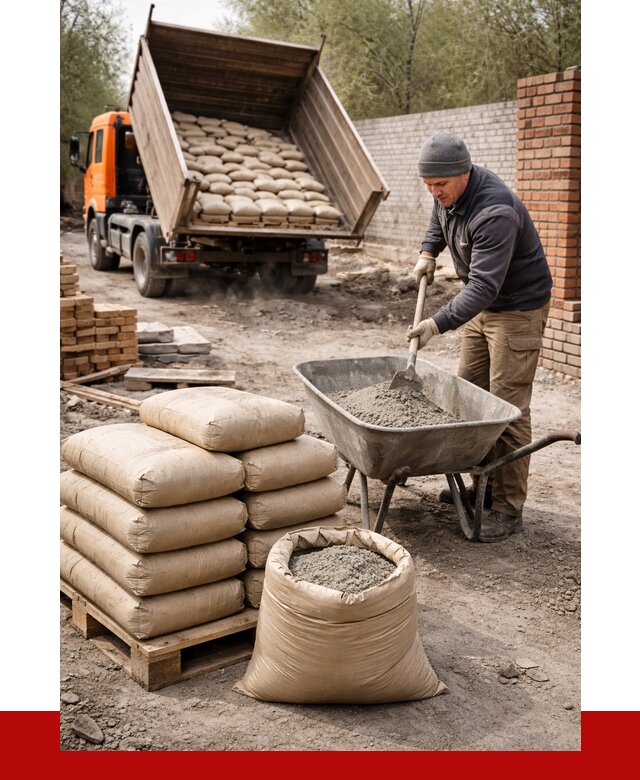 Купить сухую смесь для кладки в Киселёвске от 1234 р. | ПРОНЕРУДКис