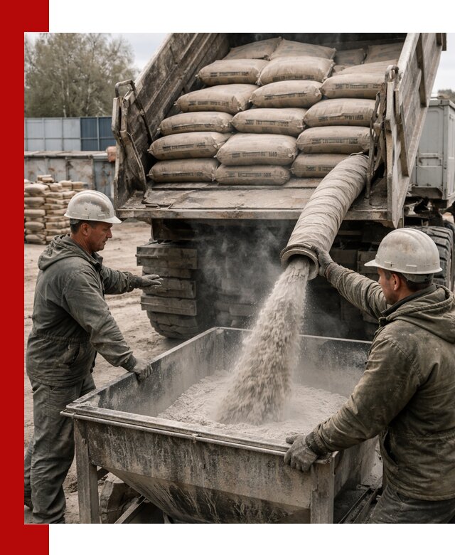 Доставка цемента М400 в Киселёвске оптом и в розницу